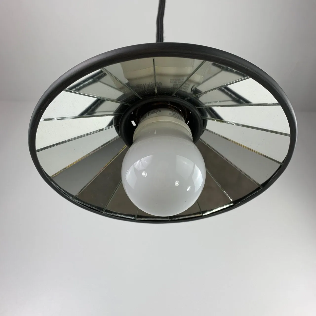 Visual Comfort BZ Pendant Light, Mirrored