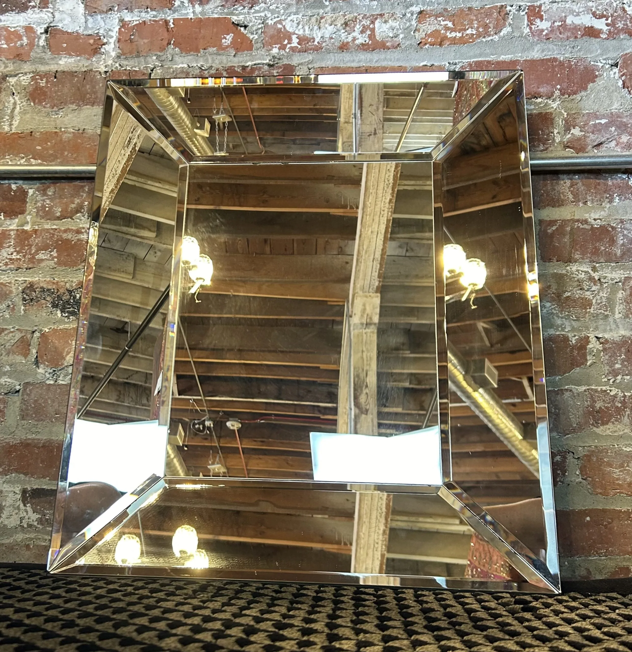 Wall Mirror, Mirror Frame, Rectangle, Hangs Two Ways, Medium Size