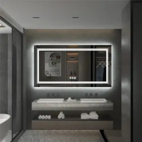 Waterproof Double Sink LED Vanity Mirror