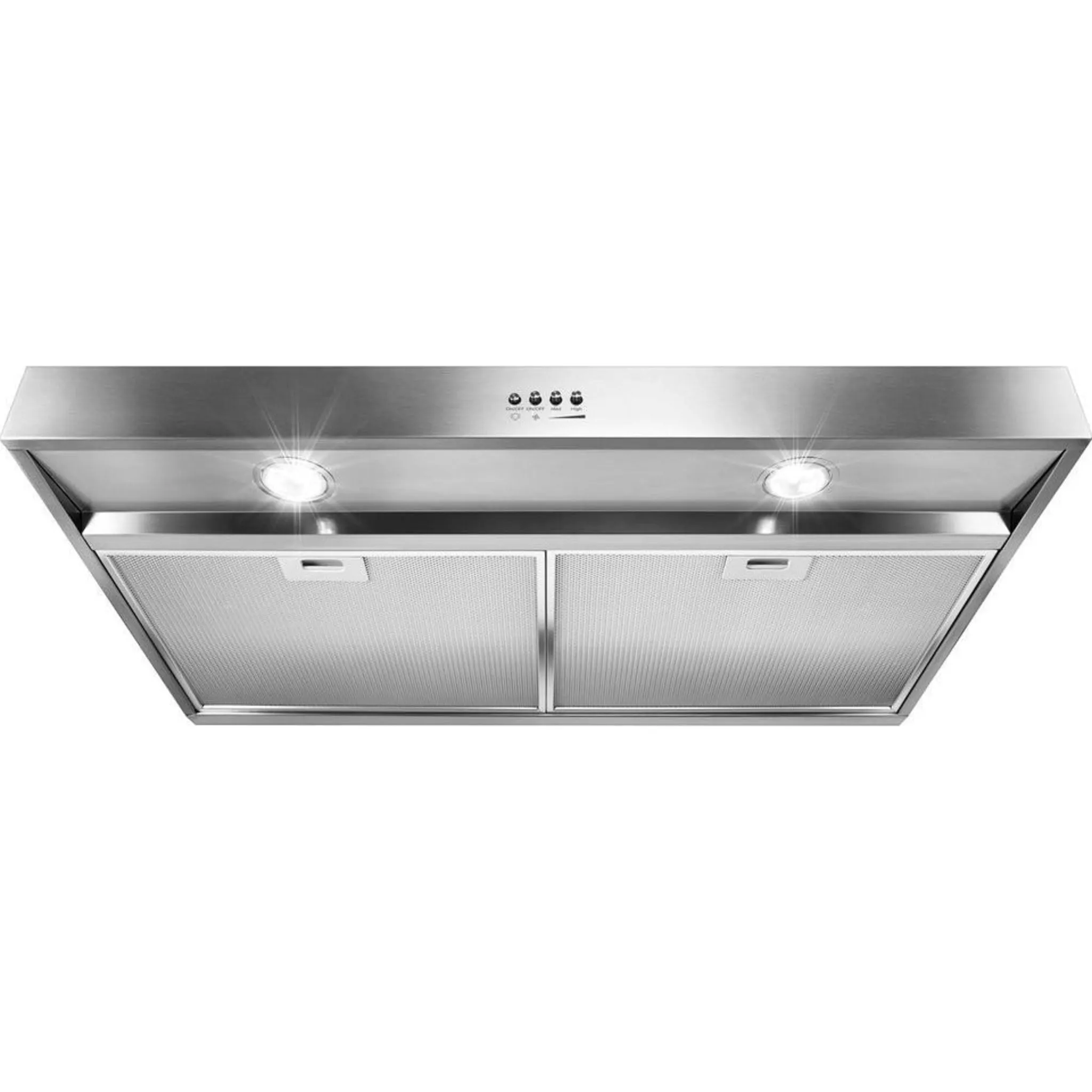Whirlpool 36" Range Hood with Dishwasher-Safe Full-Width Grease Filters (WVU37UC6FS)
