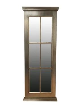 Window Mirror with 6 Glass Panels